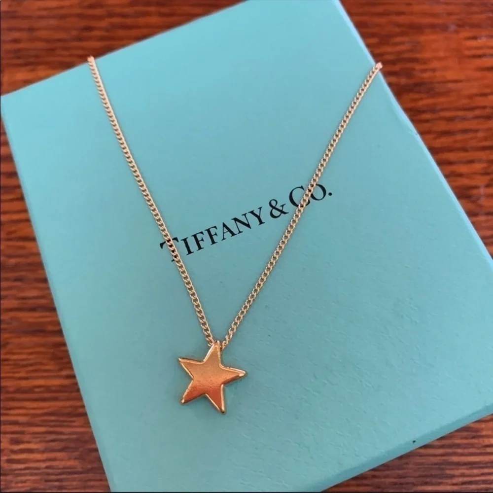 Nwt Dainty Gold Star Chain Choker Necklace